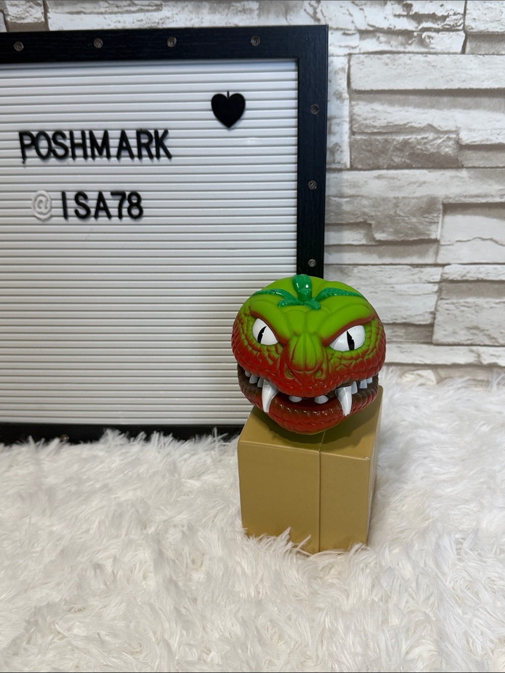 1991 ATTACK OF THE KILLER TOMATOES FANGMATO MADBALLS KO WEIRD SNAKE SQUIRT BALL